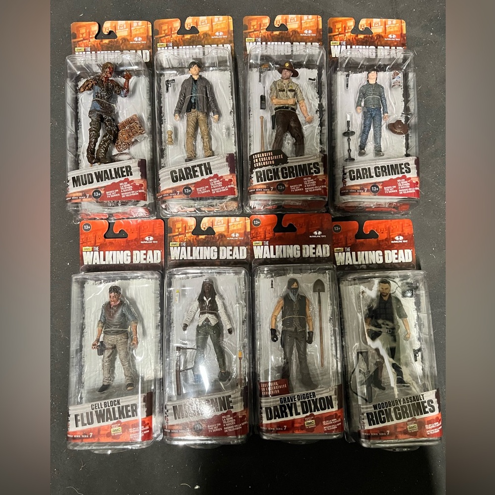 The Walking Dead series 7 unopened figures